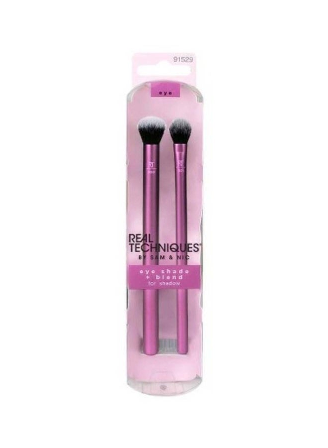 REAL TECHNIQUES 6-Piece Face And Eye Brush Set Purple/Pink/Black - Image 2