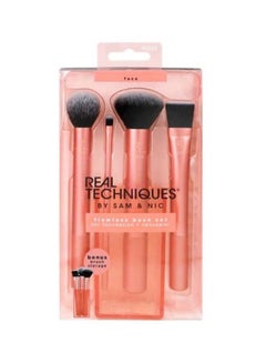 REAL TECHNIQUES 6-Piece Face And Eye Brush Set Purple/Pink/Black  - Image 3