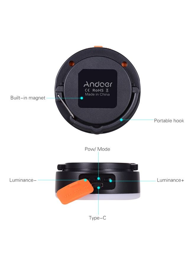 أندوير مصباح تصوير فوتوغرافي بإضاءة LED ذات نظام لوني أحمر، وأخضر، وأزرق أسود / أبيض / أحمر - Image 2