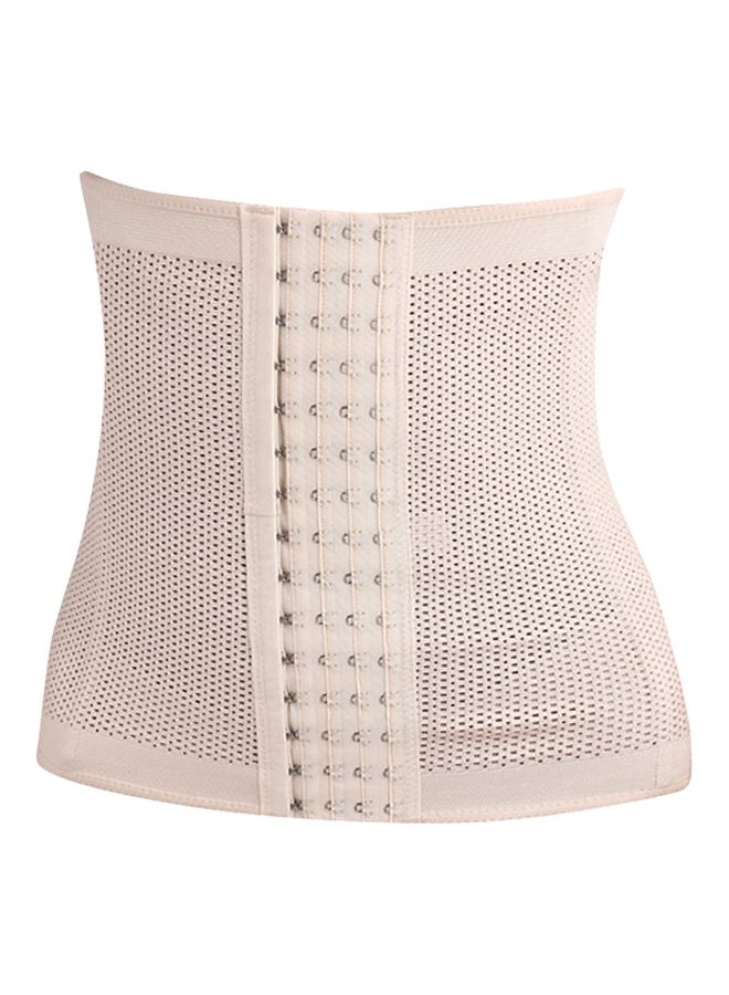 بيوينتي مشد لمنطقة أسفل الصدر بفتحة مزدوجة بيج - Image 1