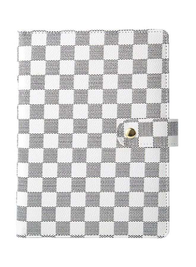 Generic - A5 Designed Ring Binder Notebook Grey/White - Image 1