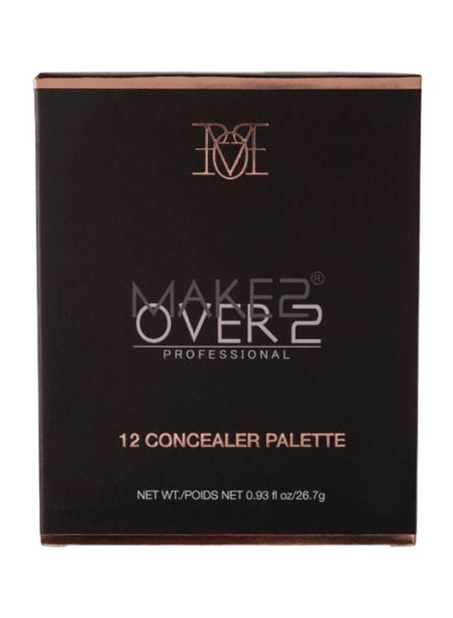 MAKE OVER 22 - 12-Shade Concealer Palette Multicolour - Image 1
