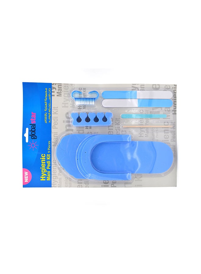 globalstar Hygienic Mani Kit 1X9 Mk-1010 Blue 