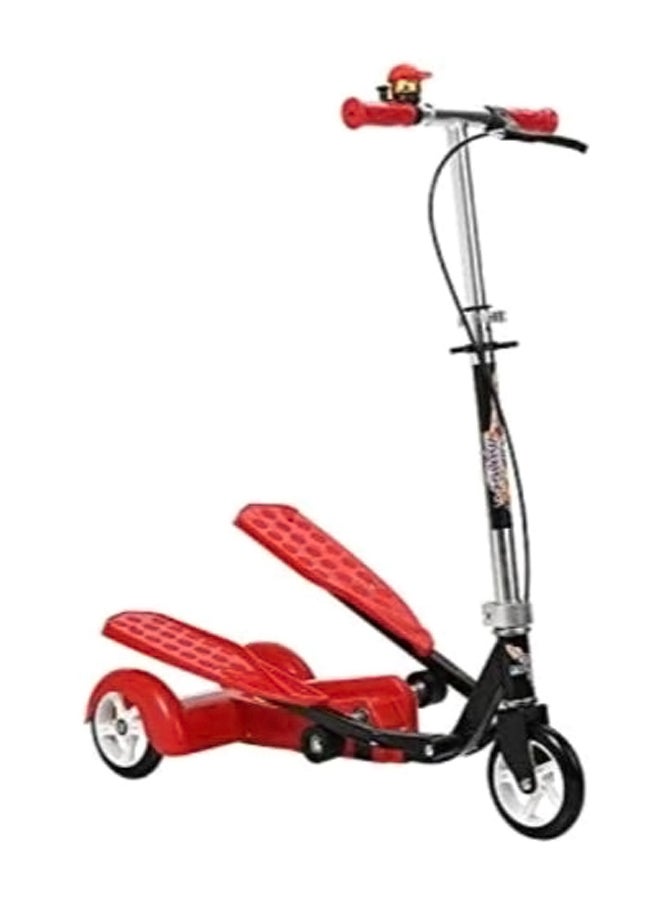 Megastar 3-Wheels Wings Scissor Scooter With Bell And Hand Brake Multicolour - Image 2