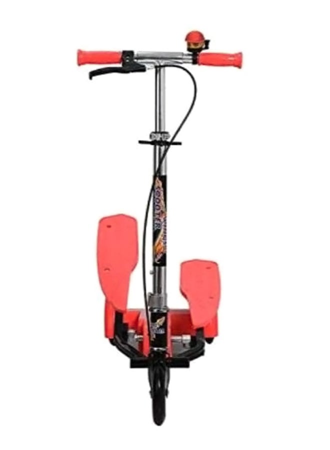 Megastar 3-Wheels Wings Scissor Scooter With Bell And Hand Brake Multicolour - Image 3