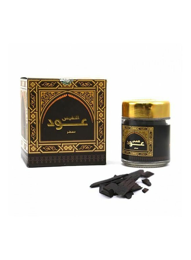 ماركة غير محددة - بخور عود النفيس. أسود/ذهبي 50جرام - Image 1