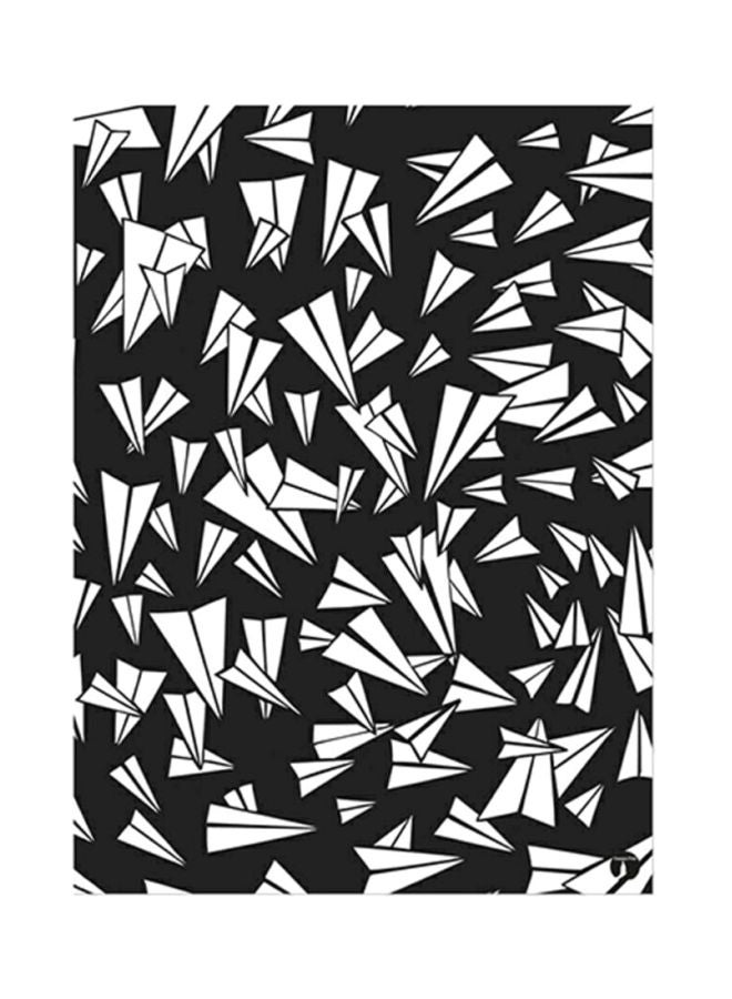 BP Paper Planes Metal Plate Poster Black/White 15x20cm