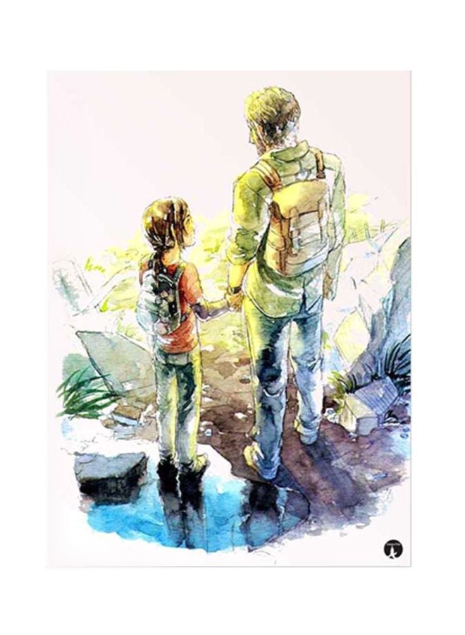 BP Last Us Video Game Metal Plate Poster Multicolour 15x20centimeter