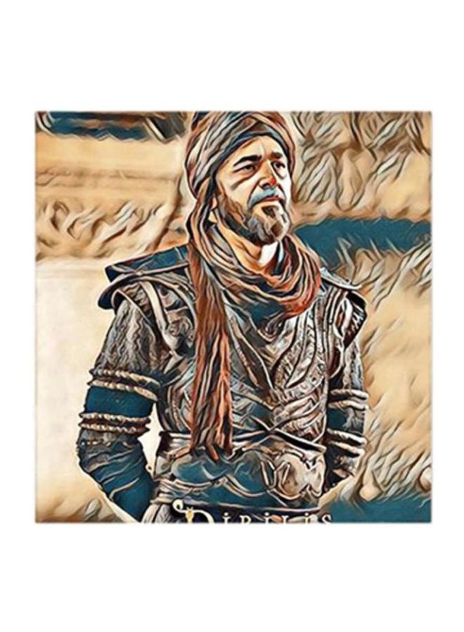 لوحة فنية لديكور الحائط من خشب MDF بتصميم مسلسل أرطغرل متعدد الألوان 30x30Ø³Ù†ØªÙŠÙ…ØªØ±