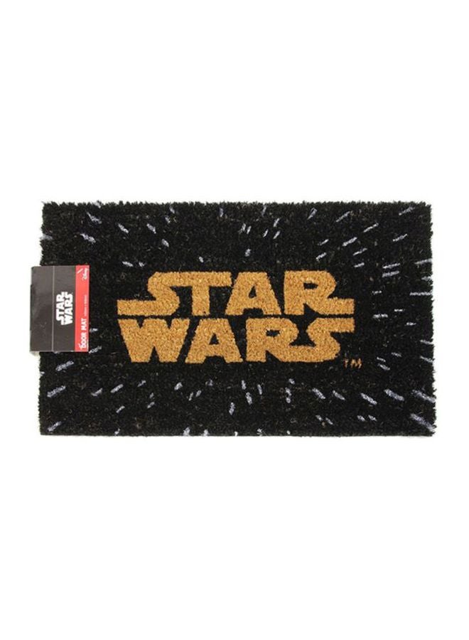بيراميد ممسحة أرجل مطبوع عليها عبارة "Star Wars" أسود/بني 40 x 60Ø³Ù†ØªÙŠÙ…ØªØ± 