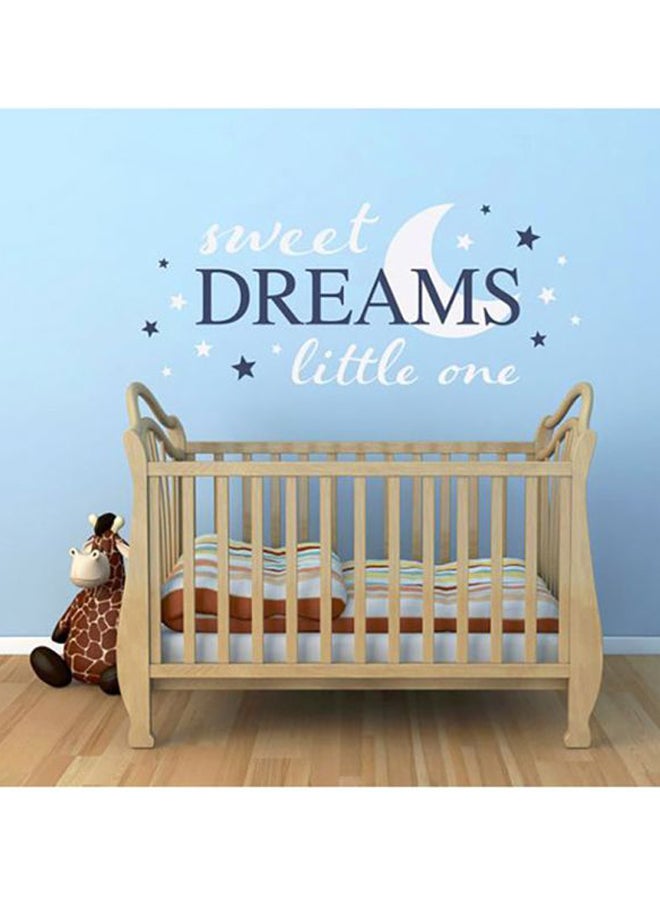 Spoil Your Wall Kids Bedroom Quotes Wall Decals Blue 80x40cm 