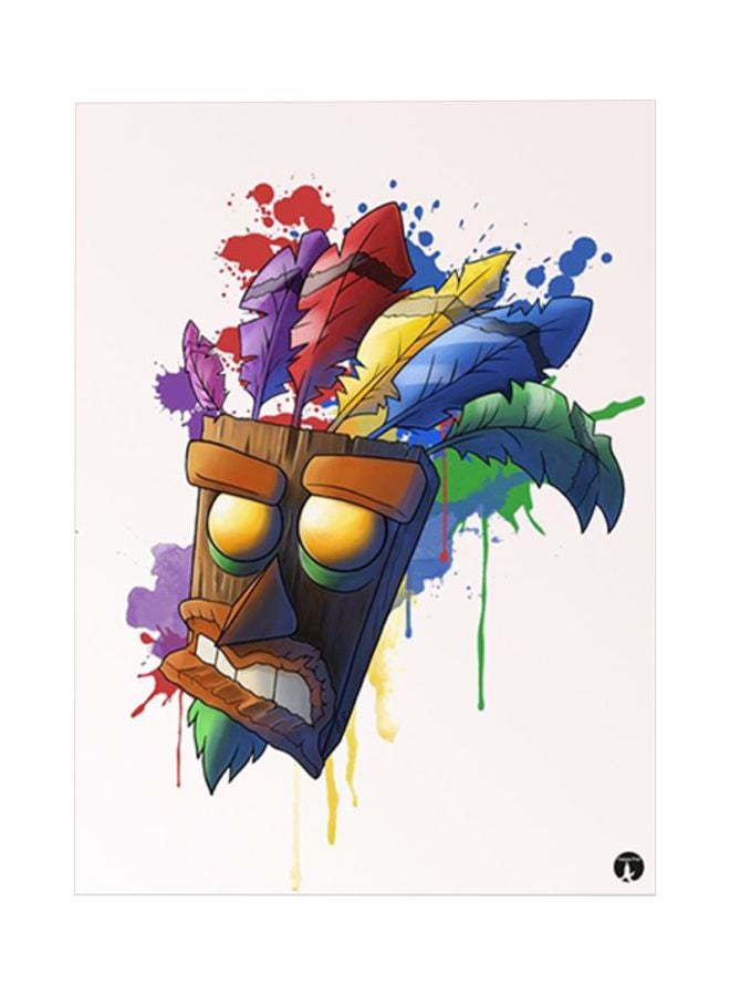 BP Video Game Crash Metal Plate Poster Multicolour 15x20cm