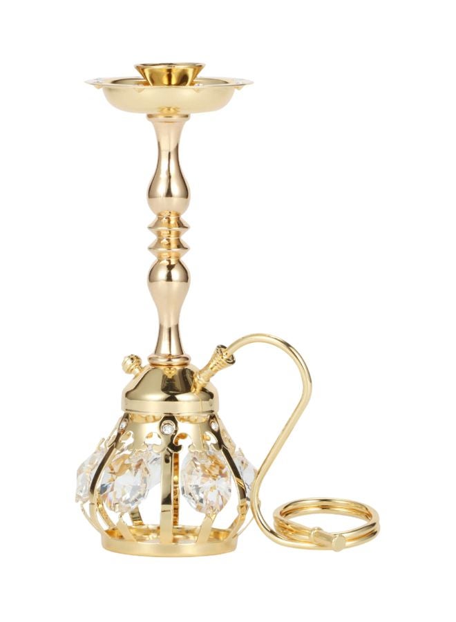 قطعة فنية مزخرفة من الكريستال ذهب / شفاف 12.5 x 6Ø³Ù†ØªÙŠÙ…ØªØ±
