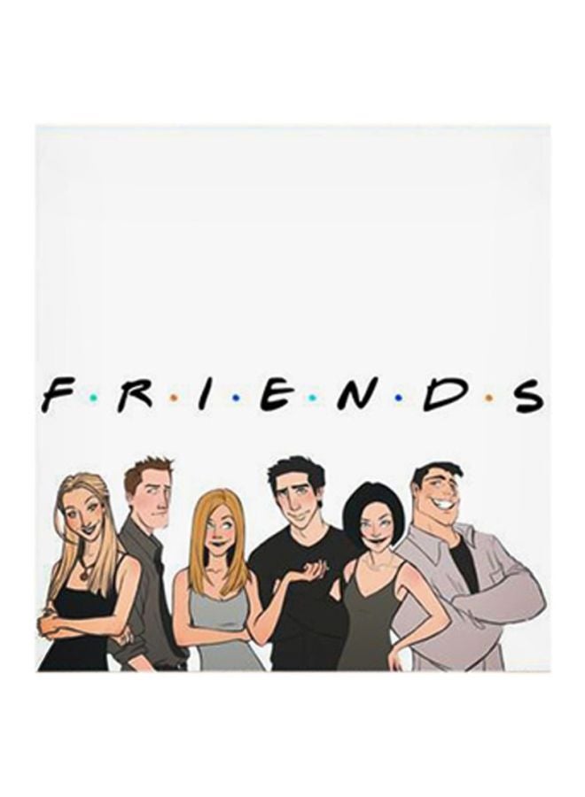 لوحة فنية خشبية لشخصيات مسلسل Friends متعدد الألوان 30x30Ø³Ù†ØªÙŠÙ…ØªØ±