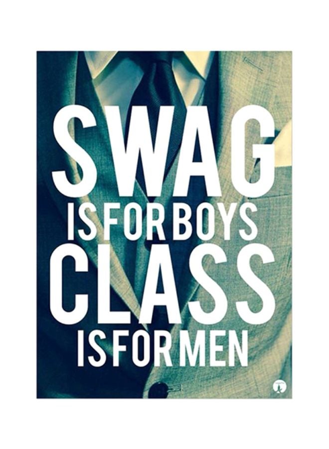 BP English Phrases Metal Plate Poster Multicolour 15x20cm