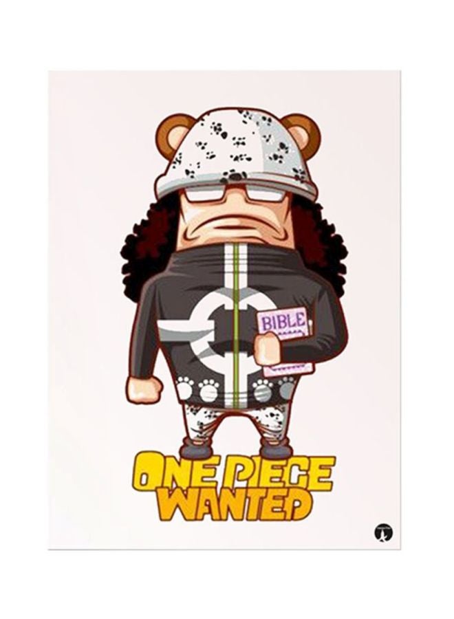 Anime One Piece Metal Plate Poster Multicolour 15x20cm