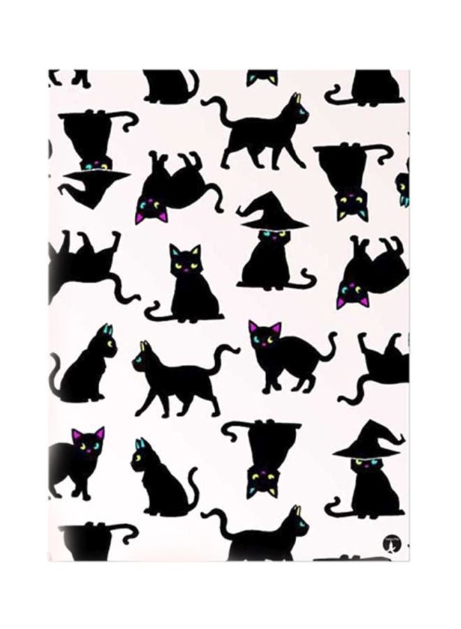 BP Cats Metal Plate Poster Black/Beige 15x20cm