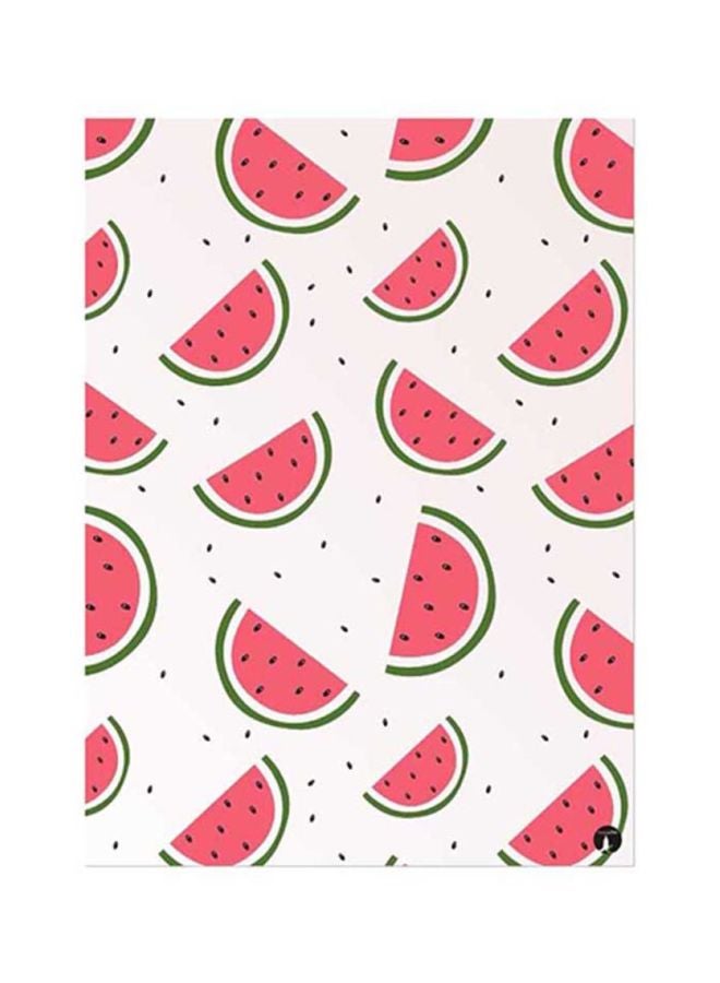BP Watermelons Metal Plate Poster White/Red/Green 15x20cm