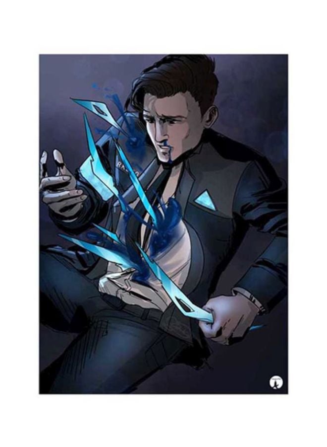 BP Human Metal Plate Poster Multicolour 15x20cm