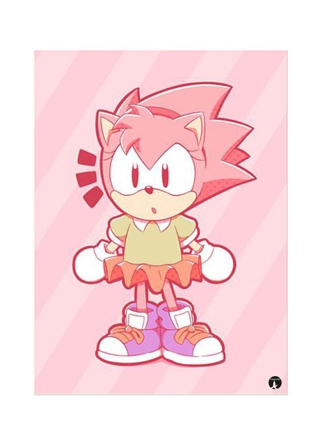 BP Video Game Sonic Metal Plate Poster Multicolour 15x20cm