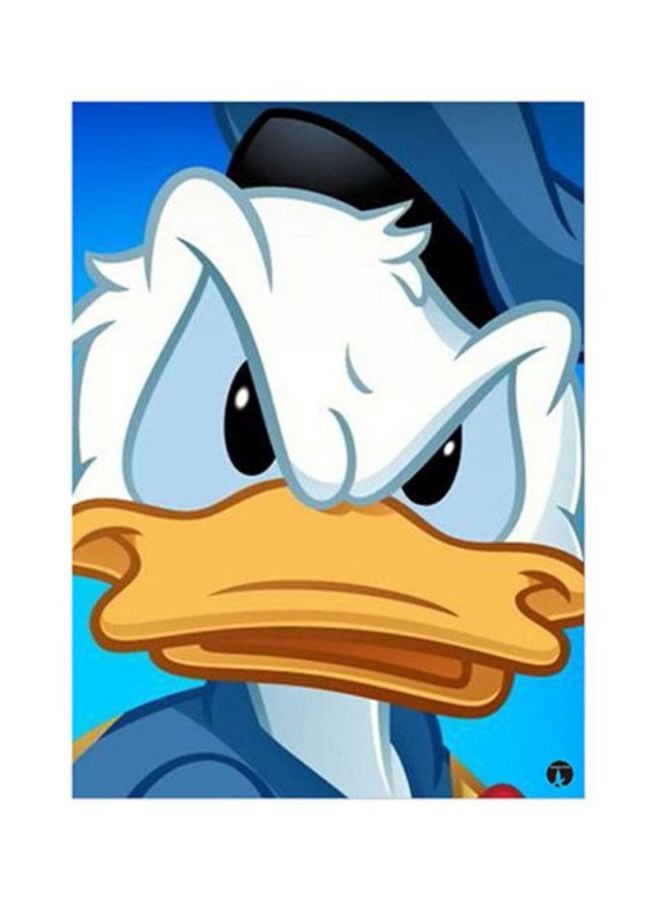 بي بي ملصق مصنوع من رقاقة معدنية بتصميم من عالم ديزني متعدد الألوان 15x20سم