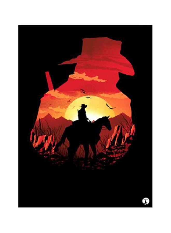 BP Video Game Red Dead Redemption Metal Plate Poster Multicolour 15x20cm 