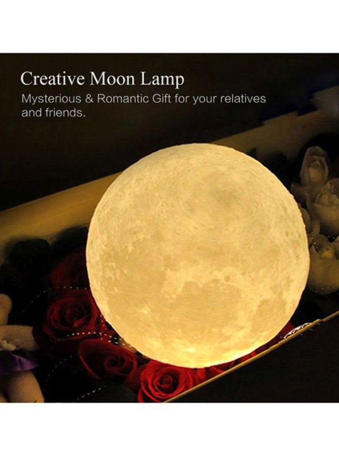 Aibecy LED Moon Lamp White 15cm - Image 2
