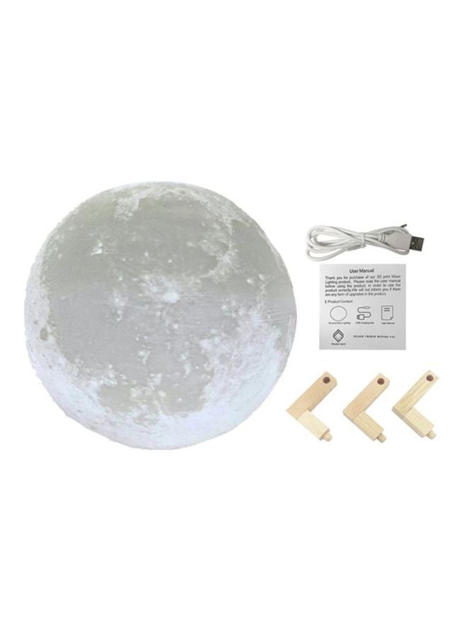 Aibecy LED Moon Lamp White - Image 1
