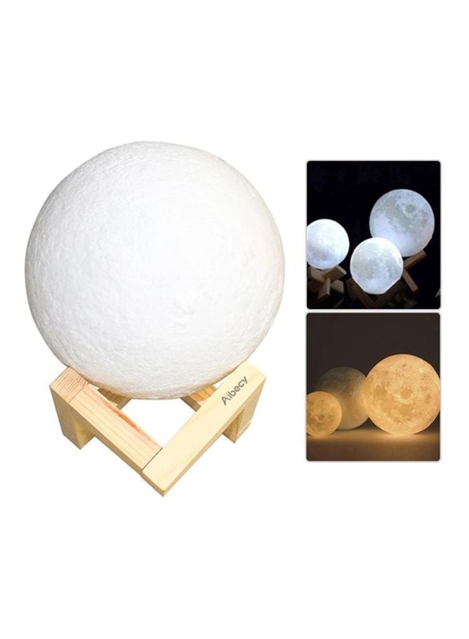 Aibecy LED Moon Lamp White - Image 2