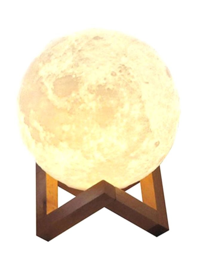 Aibecy 3D Moon LED Light Lamp Yellow/Brown 3.9inch