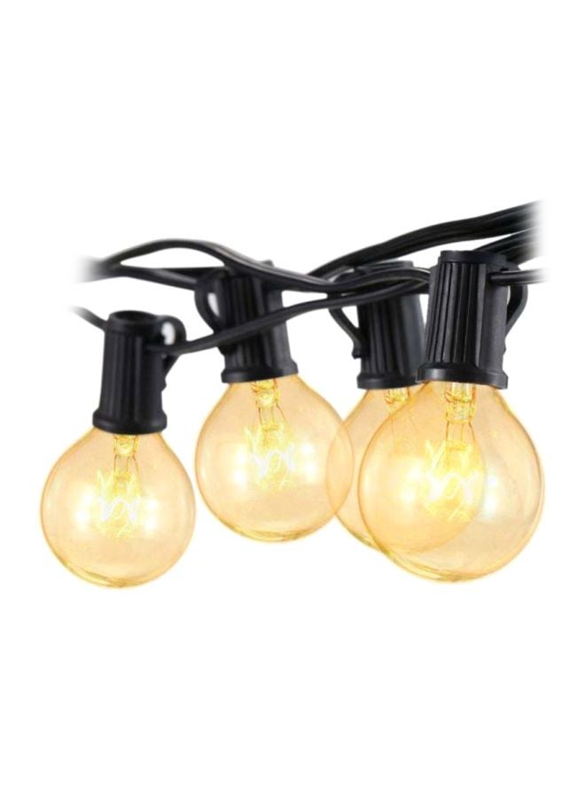 Generic - Globe Festoon String Light Bulb Black/Clear 27feet - Image 1