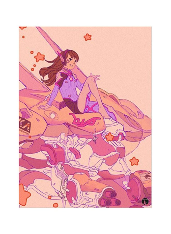 Overwatch Metal Plate Poster Multicolour 15x20centimeter