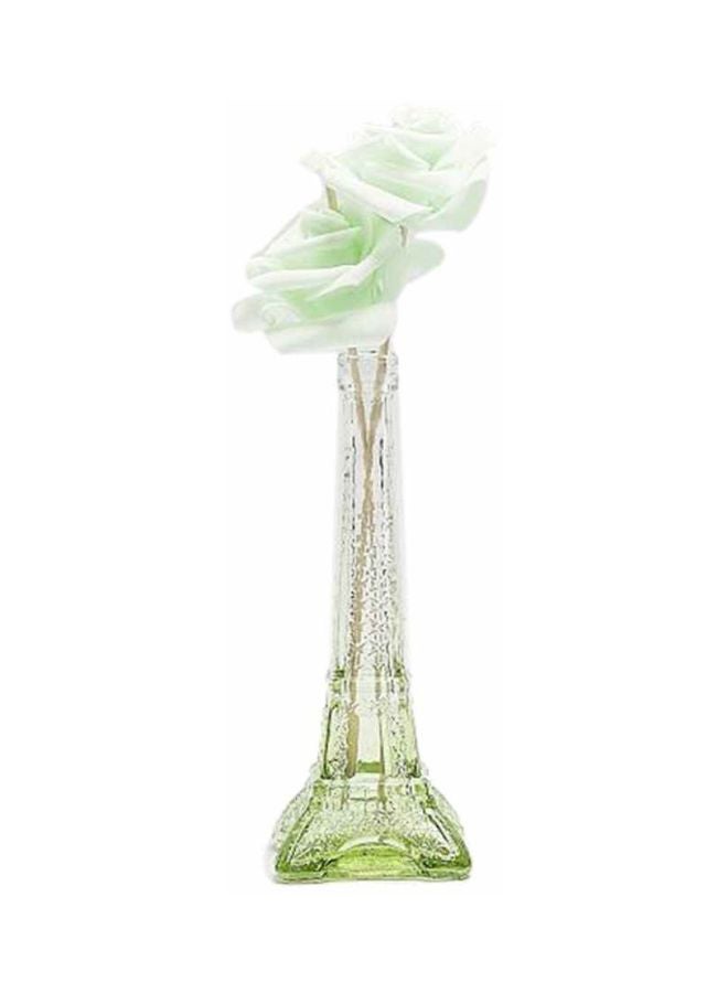 Home Concept Decorative Floral Aroma Diffuser Green/Clear 10x27centimeter  - Image 1