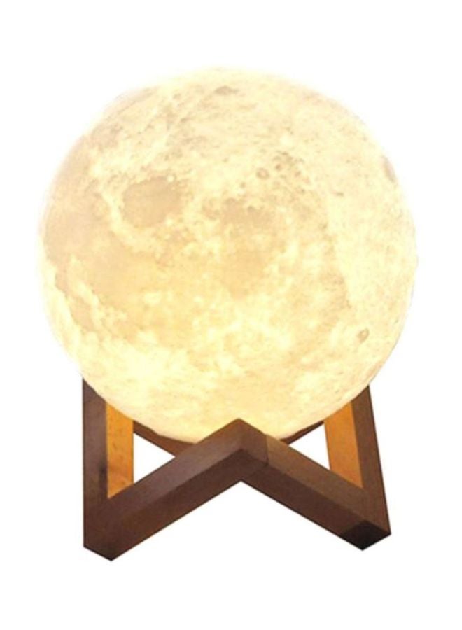 Aibecy 3D Moon LED Light Lamp White/Brown 5.1inch