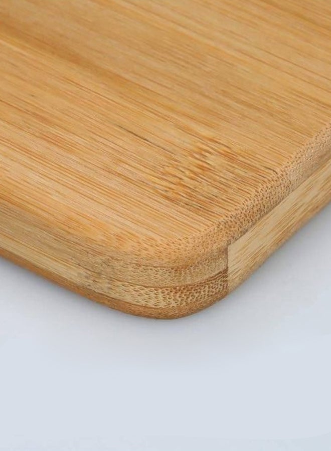 Durable Chopping Board With Handle Beige/Silver 36 x 26cm  - Image 2