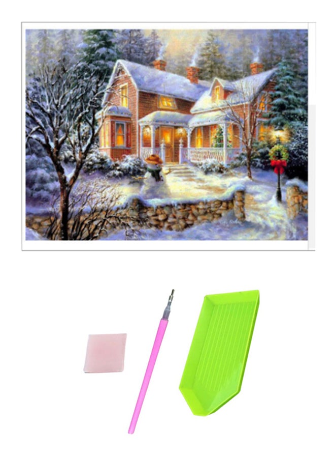 Beauenty Premium Full Drill DIY Diamond Painting Kit White/Green/Brown - Image 1