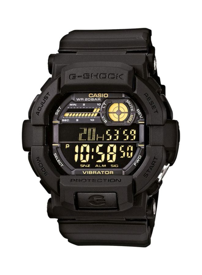 G-SHOCK Men's Round Shape Resin Band Digital Wrist Watch 51 mm - Black - GD-350-1BDR  - Image 1