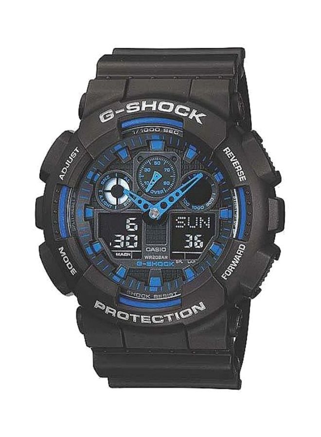 G-SHOCK men Water Resistant Analog/Digital Watch GA100-1A2 - Image 1