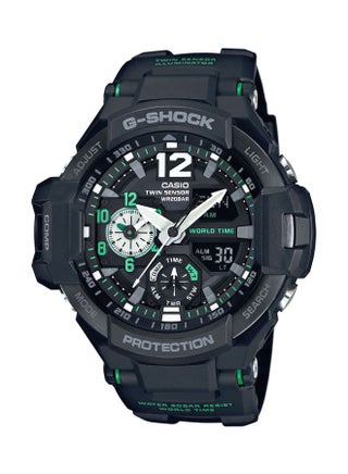 ساعة يد جرافيتي ماستر رقمية وبعقارب طراز GA-1100-1A3DR للرجال