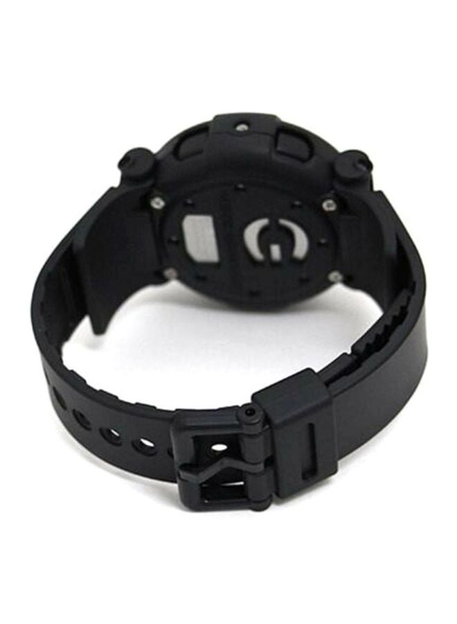 جي شوك ساعة يد رقمية بسوار من الراتينج على شكل دائري مقاس 40 ملم - لون أسود- 001BB-1DR men - Image 2