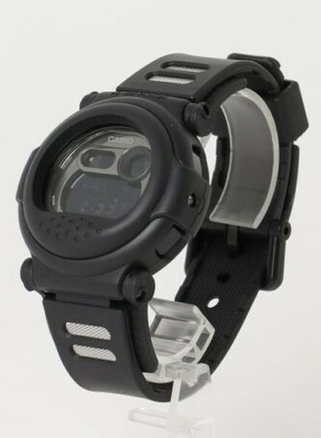 جي شوك ساعة يد رقمية بسوار من الراتينج على شكل دائري مقاس 40 ملم - لون أسود- 001BB-1DR men - Image 3
