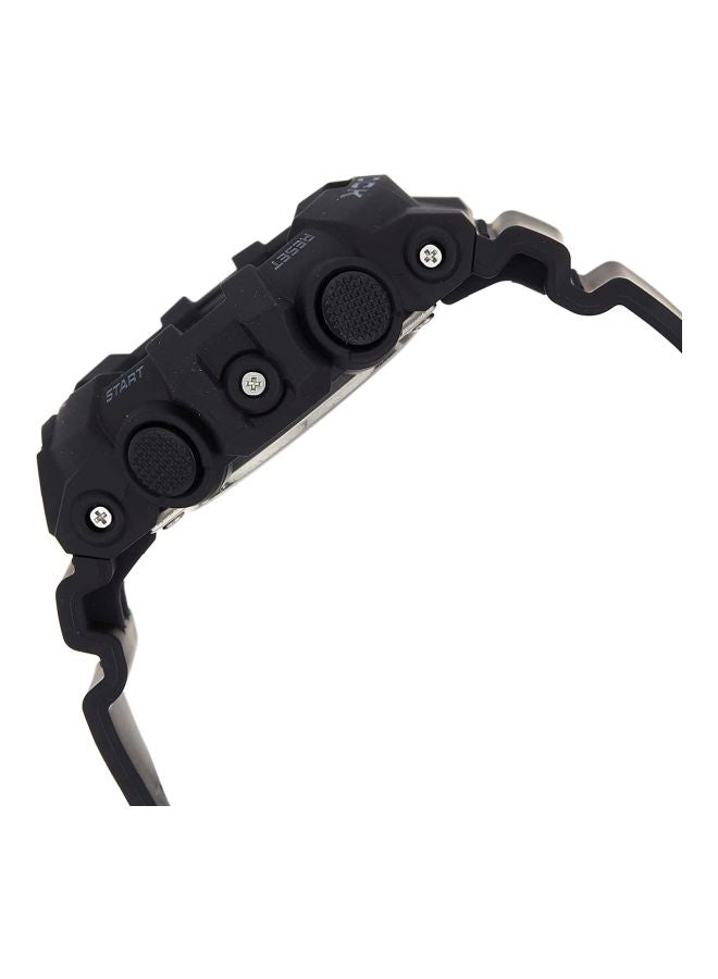 جي شوك ساعة يد بعقارب/رقمية مقاومة للماء طراز GA700-1B للرجال - Image 4