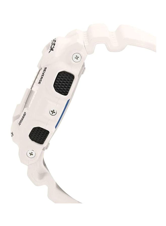 G-SHOCK - Men's Round Shape Resin Band Analog & Digital Wrist Watch 51 mm - White - GA-100B-7A - Image 1