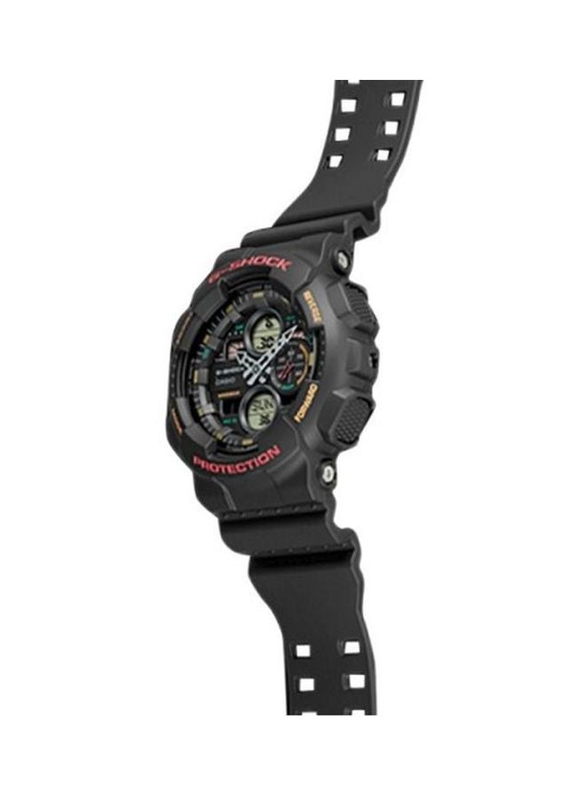 G-SHOCK - Men's Round Shape Resin Band Analog & Digital Wrist Watch 32 mm - Black - GA-140-1A4 - Image 1