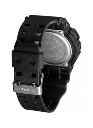 Men's Round Shape Resin Band Analog & Digital Wrist Watch 55 mm - Black - GA-140-1A4DR - view 2