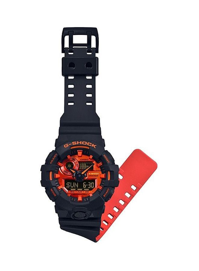 جي شوك ساعة يد رقمية وبعقارب مقاومة للماء, طراز GA-800BR-1ADR للرجال - Image 3
