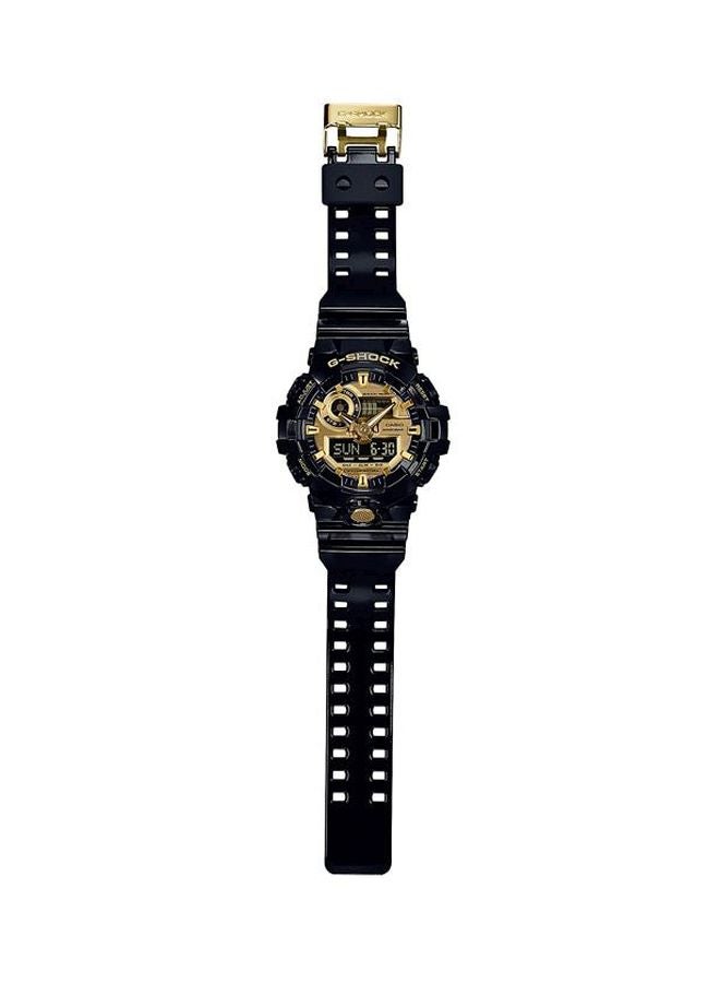 جي شوك ساعة يد رقمية وبعقارب ومقاومة للماء طراز GA710GB-1A للرجال - Image 3