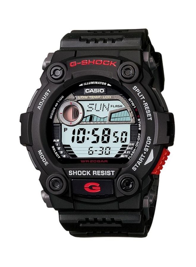 جي شوك ساعة يد رقمية مقاومة للماء طراز G-7900--1DR للرجال - Image 1