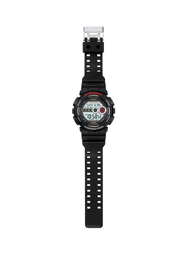 G-SHOCK Men's Casio Sport Round Shape Resin Band Digital Wrist Watch 55 mm - Black - GD-100-1ADR  - Image 3