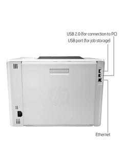 HP M454dn Color LaserJet Pro Printer White  - Image 5